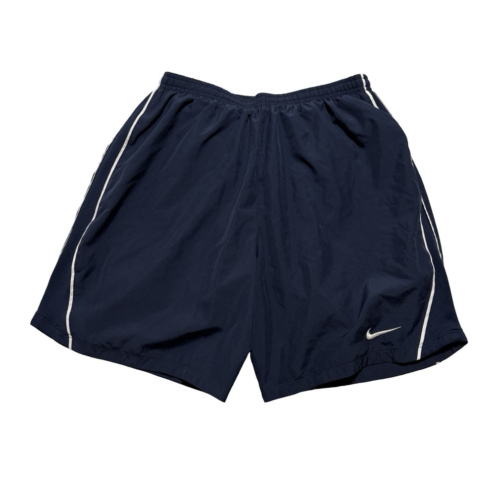 Nike Dri-Fit Men's Drawstring Athletic Shorts Navy Size Medium 26 x 7